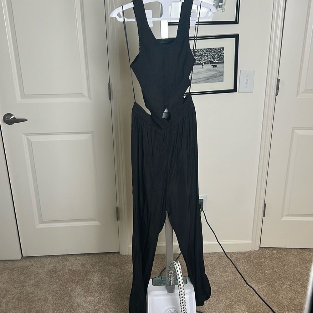 Dance & Marvel Open Back/Cross Front Jumpsuit